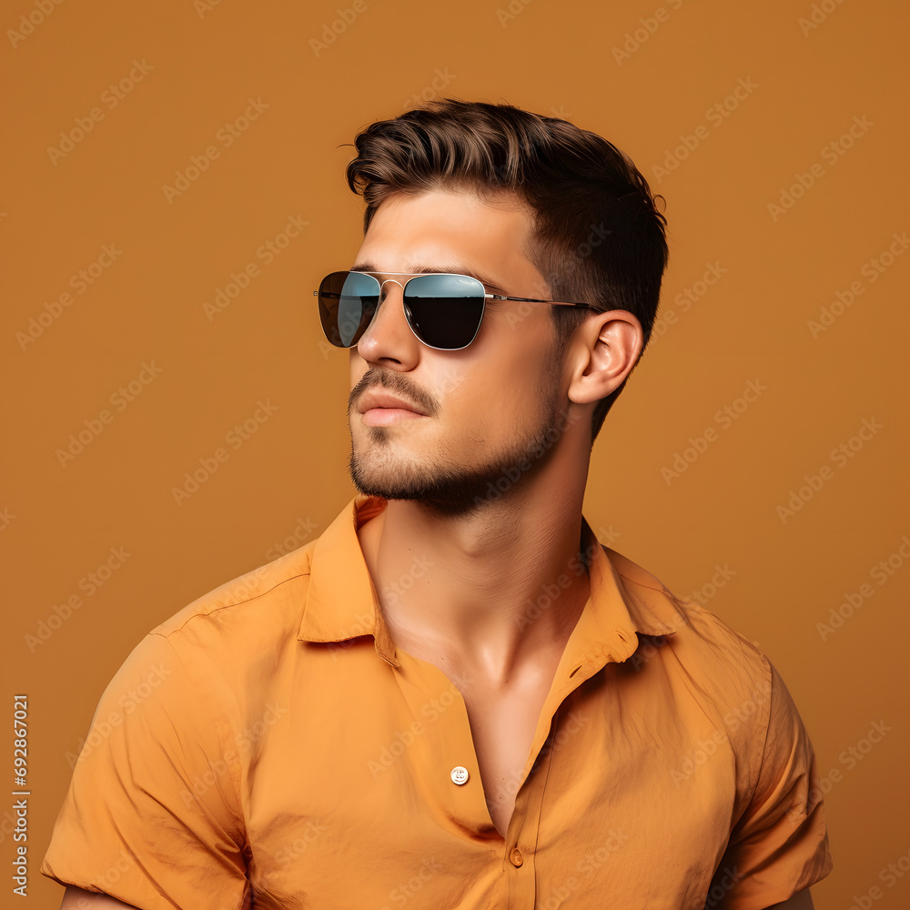 A fashionable and trendy man in his 20s, Generative AI