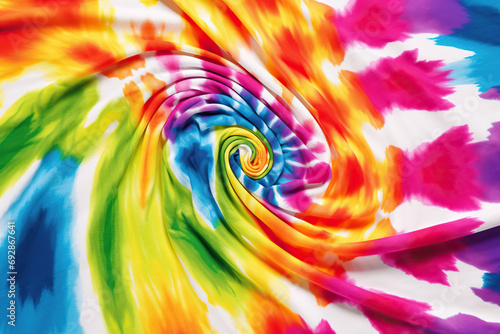 Tie dye pattern. Abstract modern minimalist background. photo