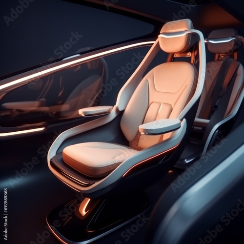 Futuristic Car Seat © Madani