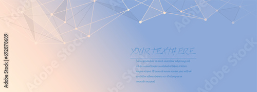 Unusual abstract design for premium design of modern covers, banners, posters and implementation of creative ideas. Vector layout template for elite creativity