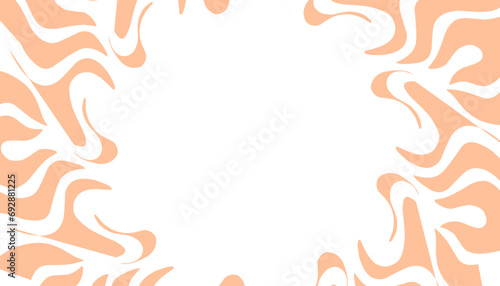 Peach fuzz pantone colour abstract background illustration with spiral pattern or comic theme. Perfect for wallpaper, background, poster, banner, book cover, comic. 