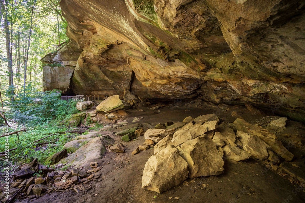 Rock House at Wayne National Forest in Ohio Rock House at Wayne National Forest in Ohio
