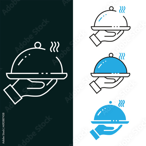 "Food Service Vector Illustration Icon Design"