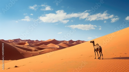 heat semi arid desert illustration drought cactus  camel mirage  dune barren heat semi arid desert