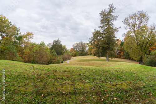 Serpent Mound State Memorial  Effigy Mound in Peebles  Ohio