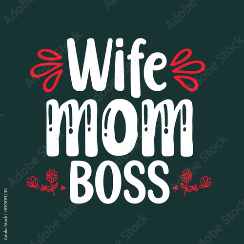 Stylish , fashionable and awesome Mom typography art and illustrator, Print ready vector  handwritten phrase Mom T shirt hand lettered calligraphic design. Mom Vector illustration bundle.