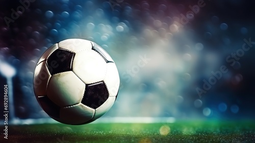 Soccer Ball Concept  Sports Background  Soccer Stadium Picture