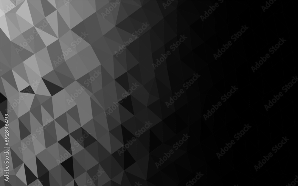 Light Silver, Gray vector abstract polygonal cover. Light Silver, Gray vector abstract polygonal cover.