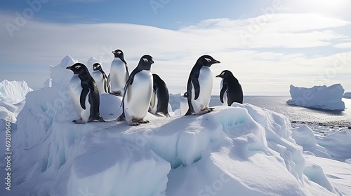 whales antarctic tundra landscape illustration icebergs barren  desolate isolation  expedition research whales antarctic tundra landscape