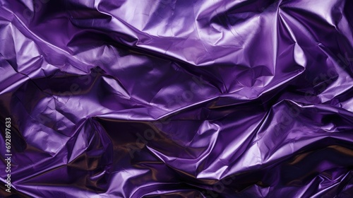 Soft texture of silk fabric, purple color, fabric background. The concept of a fashionable background for Christmas and New Year, Valentine's Day holiday.