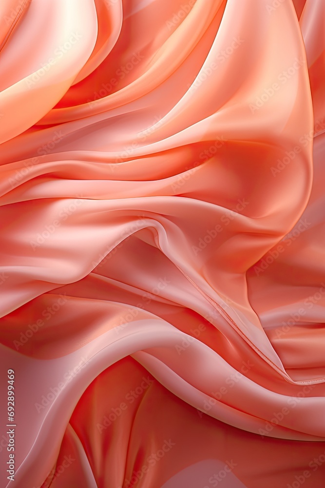 Obraz premium abstract silk texture of peach color