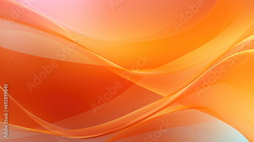  Abstract background of orange and yellow waves.