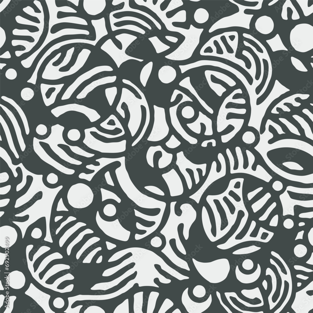 Abstract circular shapes in black and white colors. Seamless round geometric pattern. Ornament grating. Template for plotter laser cutting of paper, metal engraving, wood carving. Vector Abstract circular shapes in black and white colors. Seamless round geometric pattern. Ornament grating. Template for plotter laser cutting of paper, metal engraving, wood carving. Vector