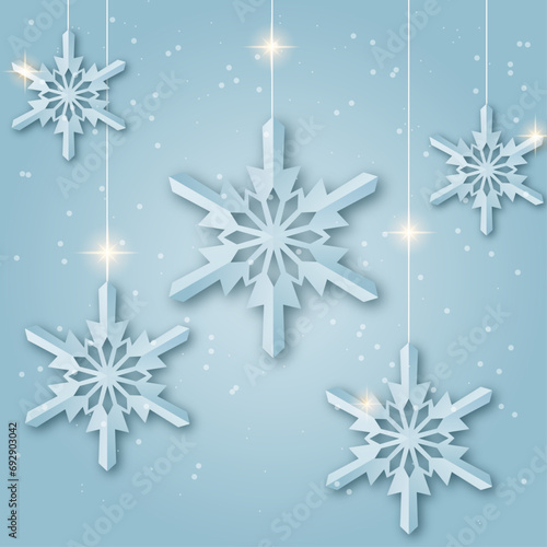 Snowflake Paper Cutout
