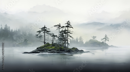 Island fog © Riya