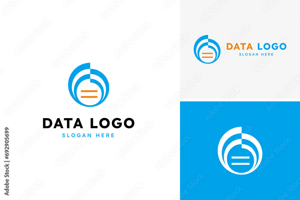 Vector data analytic chart consult talk bubble chat symbol logo design Vector data analytic chart consult talk bubble chat symbol logo design