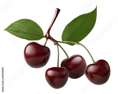 cherry on transparent background
