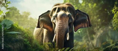 Thai elephant named Muthu Raja residing in Sri Lanka.