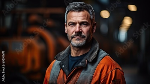 portrait, gloomy man 40 years old in overalls, metallurgical production, factory, industrial equipment --ar 16:9 --stylize 250 --v 5.2 Job ID: fdaa9de5-ea75-4172-91ad-f65623cfd038