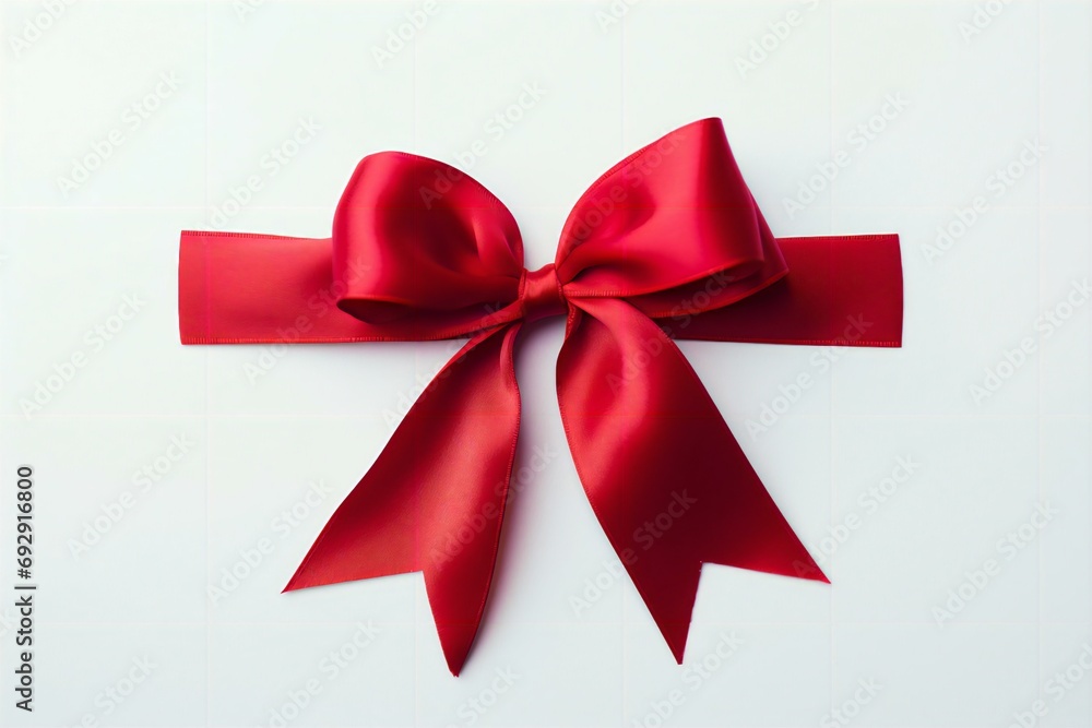 shinny red ribbon for gifts on white background shinny red ribbon for gifts on white background