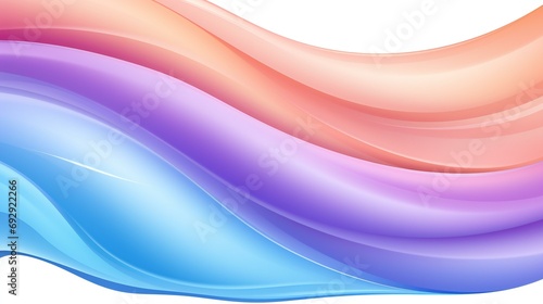 Abstract Waves of Color in Gradient Hues Flowing Across Digital Canvas