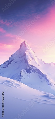 snowy mountains, background for instagram story, banner