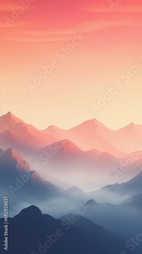 view of the mountains, background for instagram story, banner © Lucas