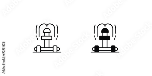 irrigation system icon with white background vector stock illustration