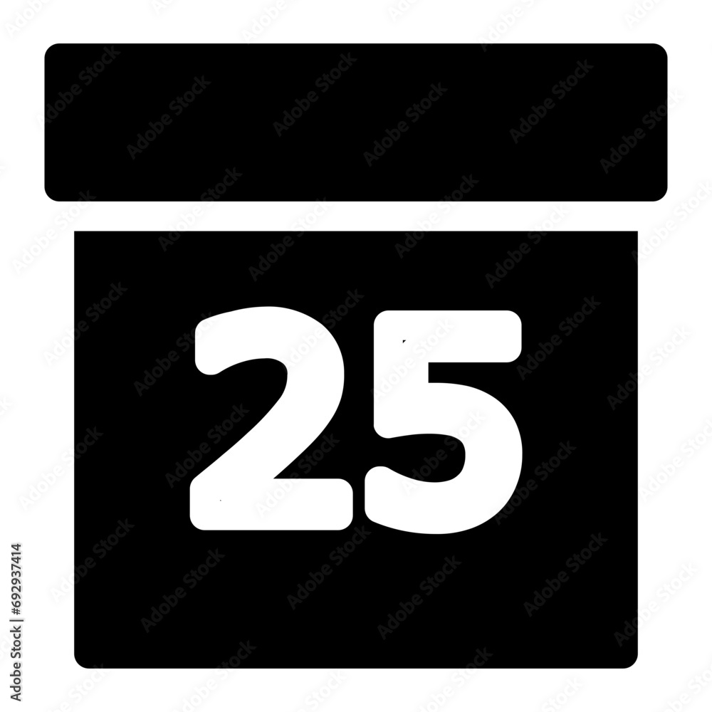 calendar Solid ICon Illustration calendar Solid ICon Illustration
