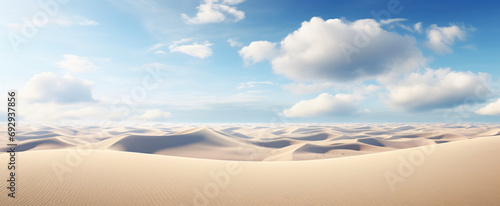 3d render panoramic desert landscape sand dunes