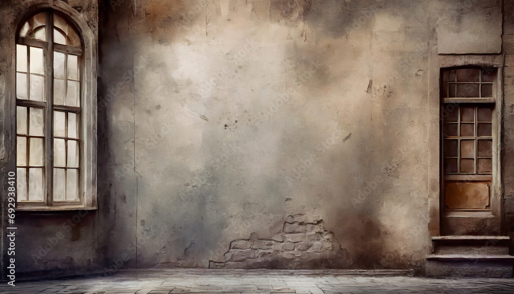Grunge background with space for text, abstract dark texture; the old ...