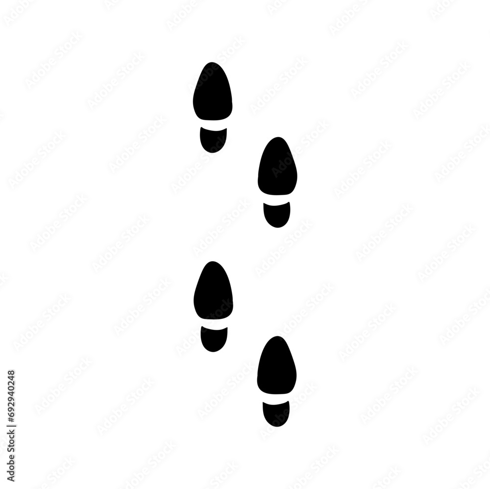 footprint hand drawn footprint hand drawn