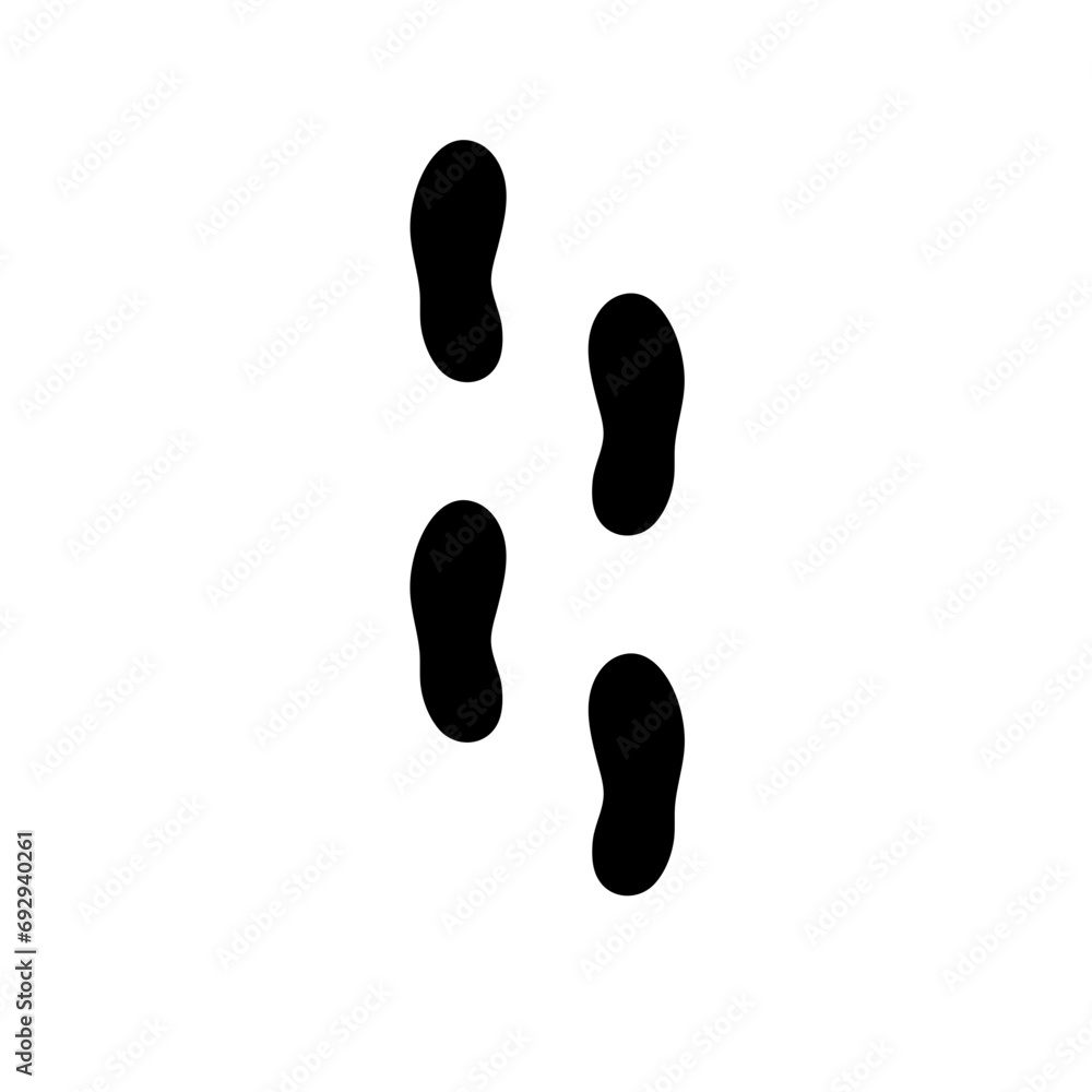 footprint hand drawn footprint hand drawn