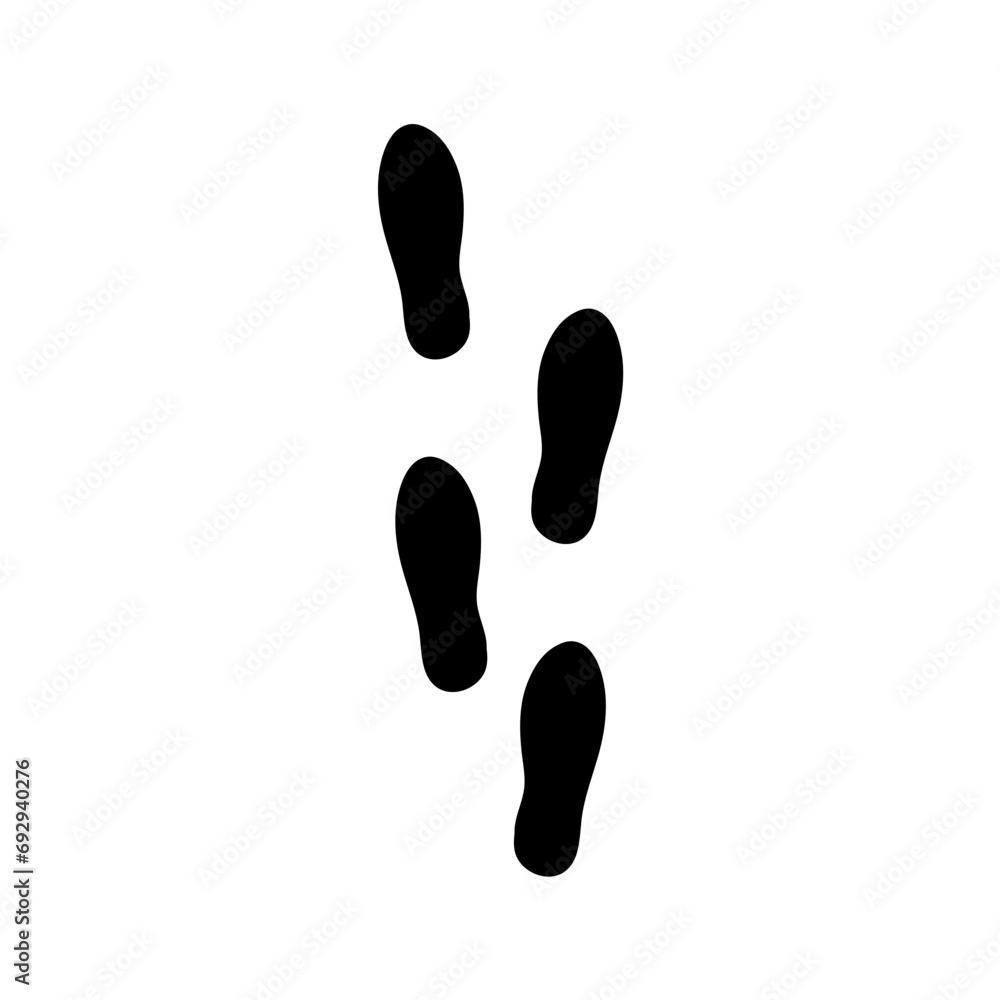 footprint hand drawn footprint hand drawn