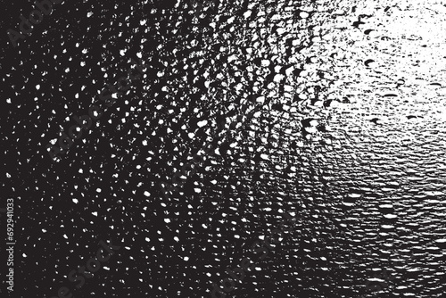 black overlay monochrome grunge texture on white background, vector image background texture © ABDULSAMAD