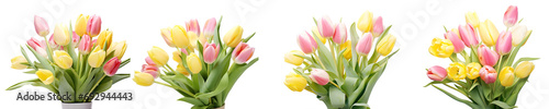 bouquet of tulips photo