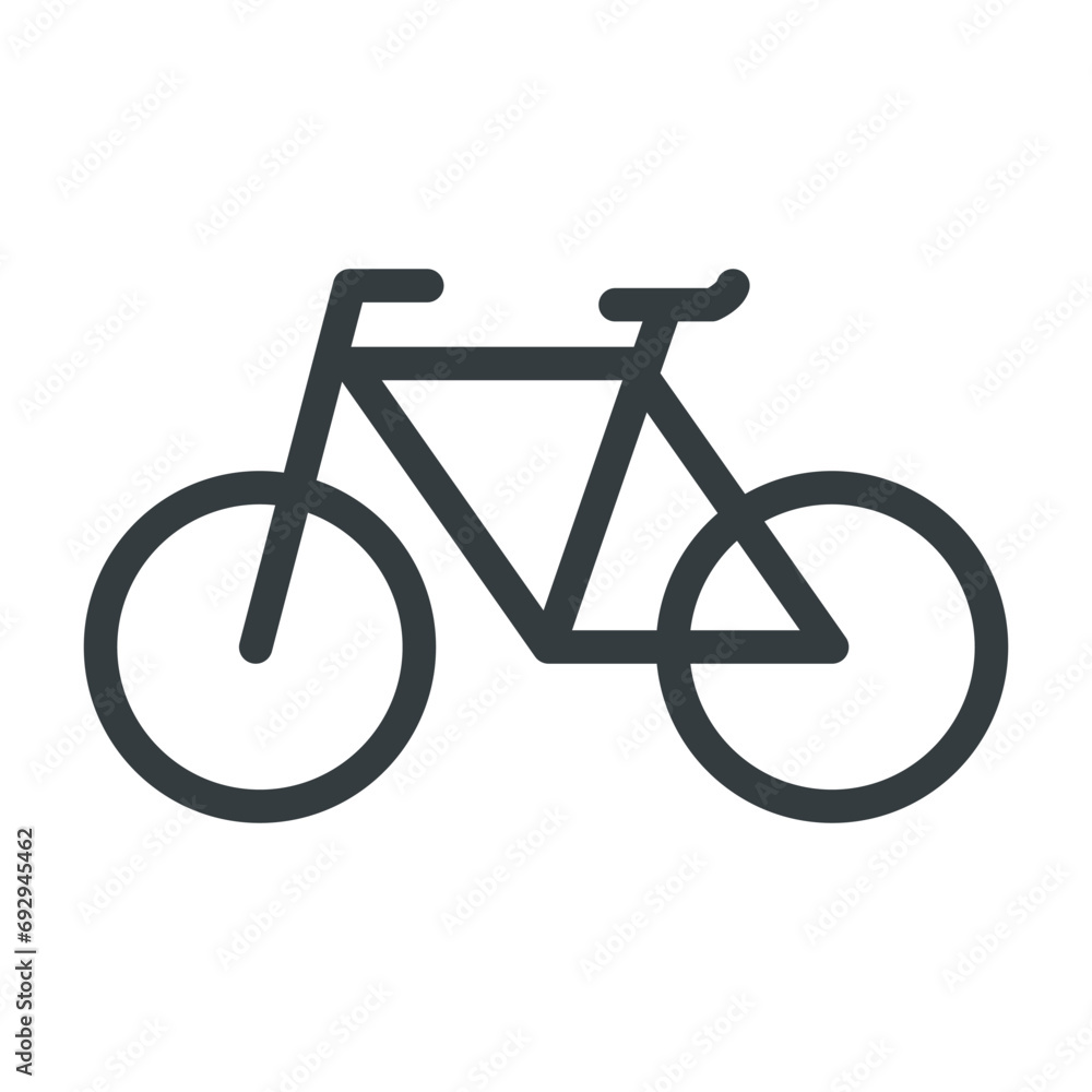 Bicycle icon vector on trendy design Bicycle icon vector on trendy design