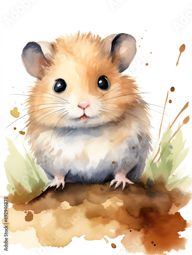 Watercolor drawings for mice