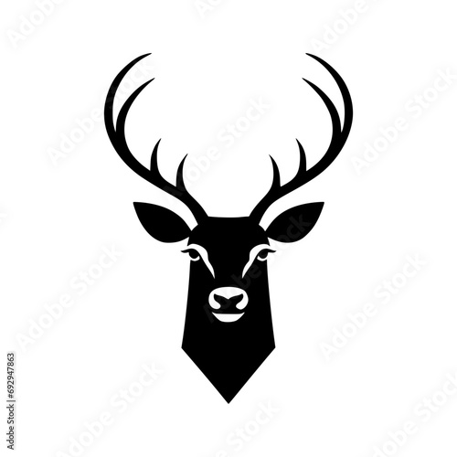 deer head isolated on white © CreativeDesigns
