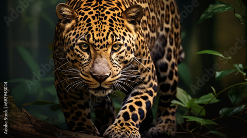 Leopard panther wildlife african predator outdoor © Mishu