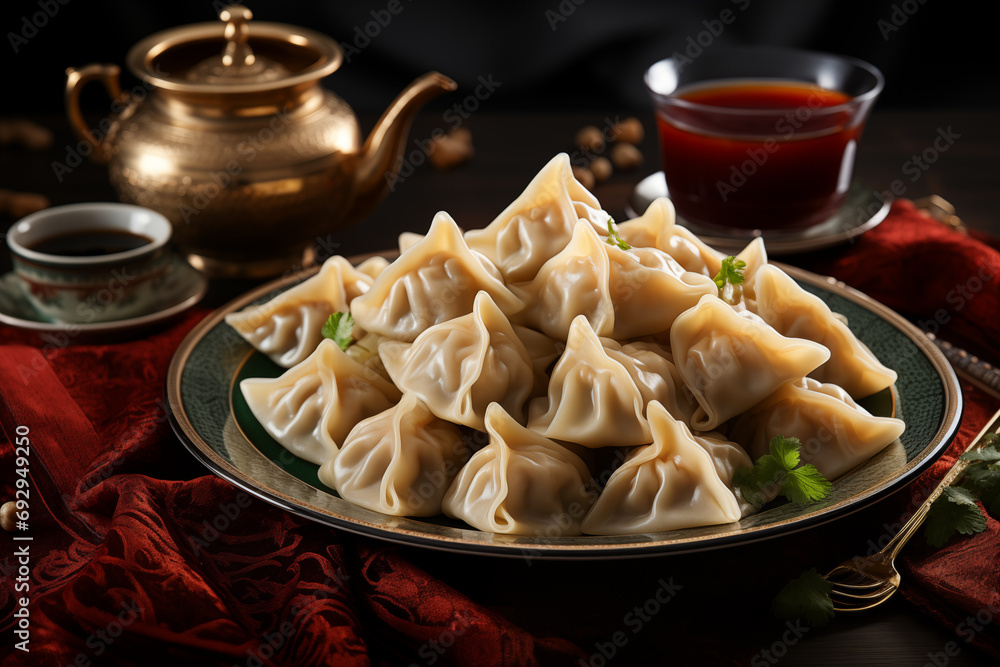 Minimalistic Arrangement Of Dumplings A Symbol Of Wealth And   1000 F 692949250 QtPR00QPfvvn5BBFk6sNMYX34dvFqfE9 