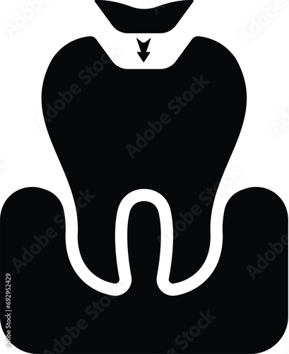 Dental, dental fillings, dentistry icon