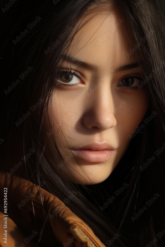 Hyper-realistic close up of men and women Hyper-realistic close up of men and women