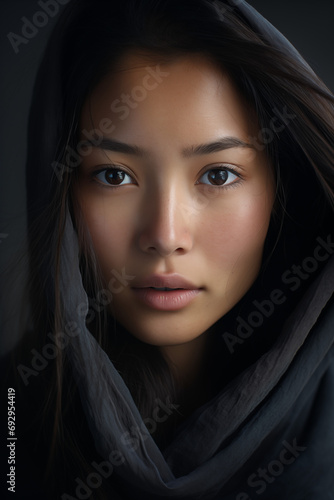 Hyper-realistic close up of men and women
