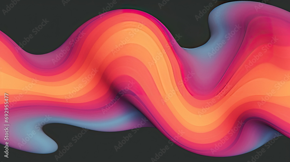 a red and orange wave on a black background. Abstract pastel holographic blurred grainy gradient banner background texture Colorful digital grain soft noise effect a red and orange wave on a black background. Abstract pastel holographic blurred grainy gradient banner background texture Colorful digital grain soft noise effect