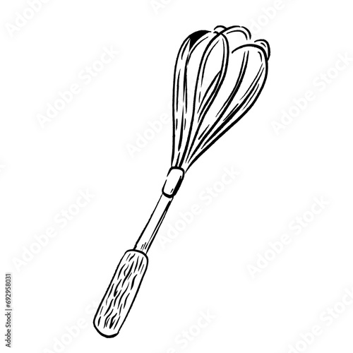 Sketch whisk baking tool