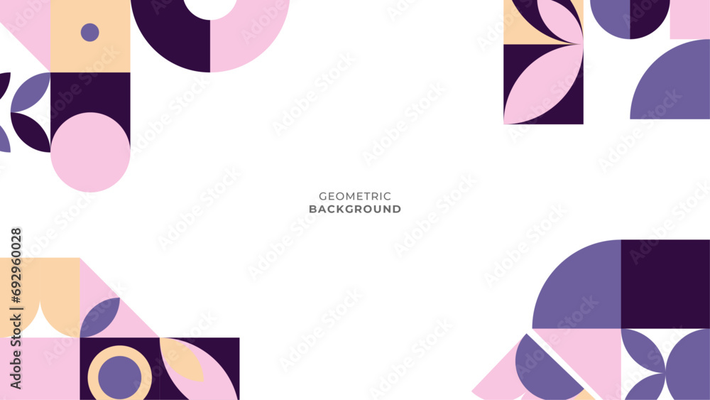 Geometric abstract background Geometric abstract background
