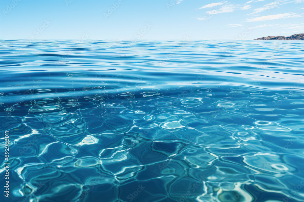 Gentle ripples on a tranquil lake, reflecting the calmness of a quiet afternoon. Concept of serene waters. Generative Ai. Gentle ripples on a tranquil lake, reflecting the calmness of a quiet afternoon. Concept of serene waters. Generative Ai.