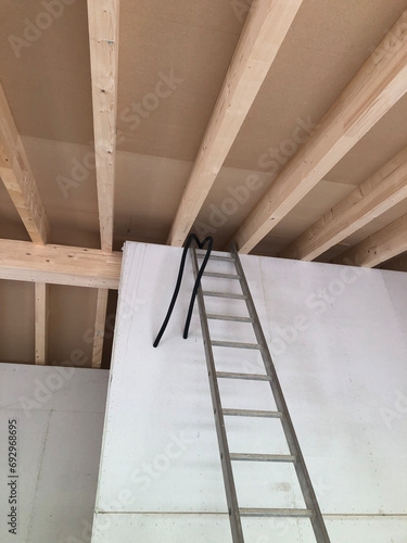 Hausbau Rohbau Einfamilienhaus