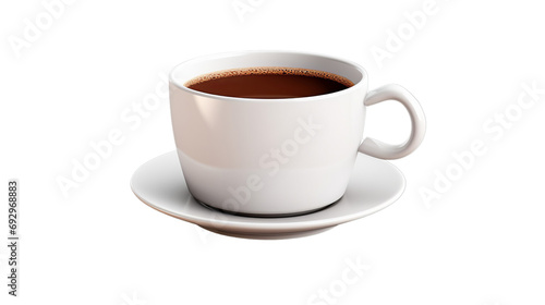 cup of coffee isolated on a transparent background